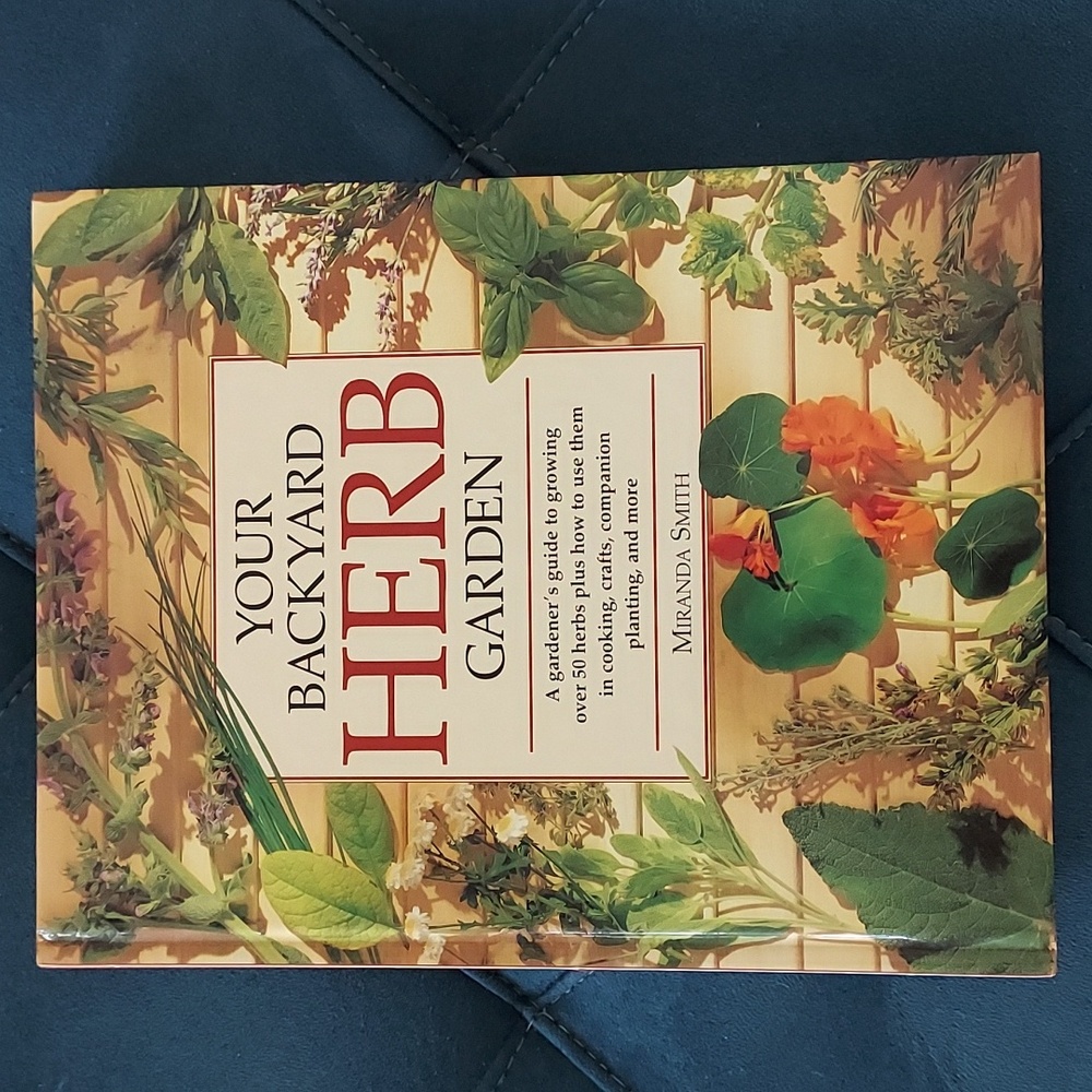 👩‍🎓3 for $10👩‍🎓Hardcover Book Your Backyard Herb Garden